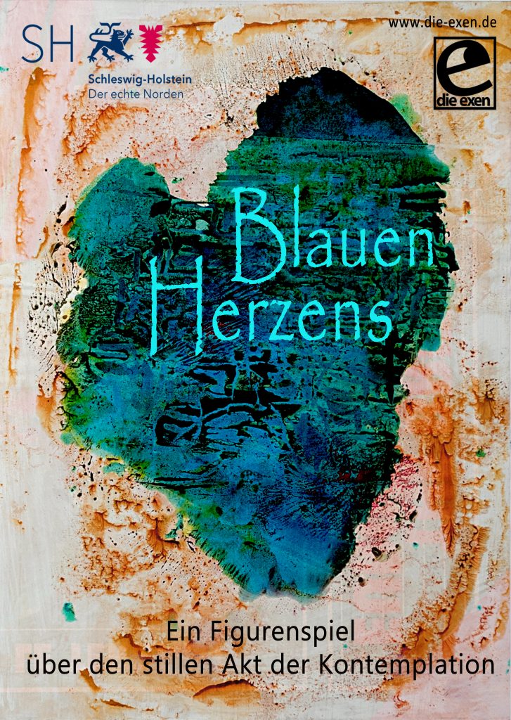 plakat Blauen Herzens - Karin Schmitt